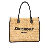 Women’s raffia tote bag Superdry Luxe Marron TU