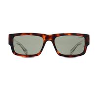 Superdry Rectangle Tortoise Crystal Solid Green SDS-5005 in Brown Superdry Brown One Size