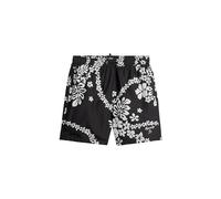 Superdry Recycled Hawaiian Print 17" Swim Shorts - Surf School Black (UK, Alpha, XXL, Regular, Regular, Surf School Black)