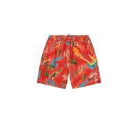 Superdry Recycled Hawaiian Print 17" Swim Shorts - Waikiki Red