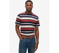 Superdry Relaxed Fit Stripe T-shirt - Multi, Multi, Size M, Men Print