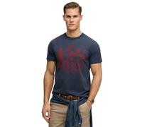 Superdry Retro Outdoor Relaxed Fit Short Sleeve T-shirt Blue S Men