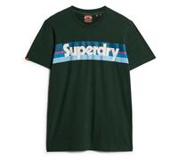 Superdry Retro Stripe Logo Short Sleeve T-shirt Green L Men