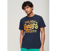 Superdry Reworked Graphic T-Shirt Navy Mens Crew Neck Cotton Casual Tee