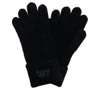 Superdry Women's Rib Knit Glove, Black, One Size