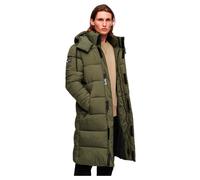 Superdry Rips Longline Puffer Jacket Green M Men