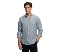 Linen shirt Superdry Riviera Bleu XL