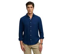 Linen shirt Superdry Riviera Bleu XL