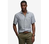 Linen shirt Superdry Riviera Bleu M