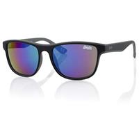 Superdry Rockstep Sunglasses Matte Black Grey / Purple Flash Mirror