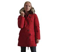 Superdry Womens Hooded Faux Fur Down Parka Coat