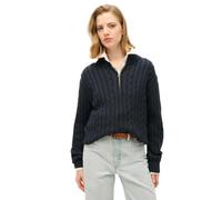 Superdry Rugby Henley Sweater Black S Woman