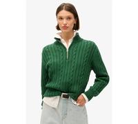 Superdry Rugby Henley Sweater Green XL Woman
