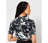 Superdry Run 3/4 Tight Crop Short Sleeve T-shirt Black M Woman