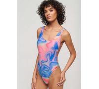 Superdry Scoop Back Swimsuit Marble
