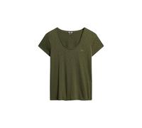 Superdry Scoop Neck Tee T-Shirt, Army Khaki Green, 8 Jahre