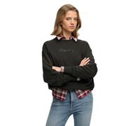 Sweatshirt woman Superdry Script Brand Loose Noir S