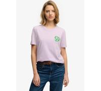 Superdry SD &Co Relaxed T-Shirt, Purple, Size 8, Women Purple