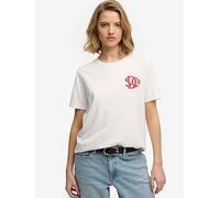 Superdry SD&Co Relaxed T-Shirt, White, Size 10, Women White