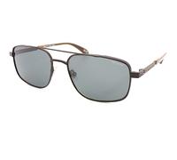 Superdry Men's Sunglasses SDS-5000 004 Matte Black-Green/Solid Smoke