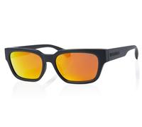 Superdry SDS 5004 Mens Sunglasses 104 Matte Black/Orange Mirror