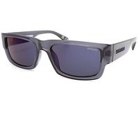 Superdry SDS 5005 Sunglasses Crystal Grey with Blue Flash Mirrored Lenses 108