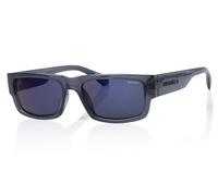 Superdry SDS 5005 Sunglasses Crystal Grey with Blue Flash Mirrored Lenses 108