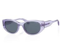 Superdry SDS 5007 Women's Sunglasses 161 Purple Crystal/Solid Smoke