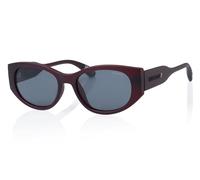 Superdry SDS 5007 Women's Sunglasses163 Red Crystal/Solid Blue Smoke