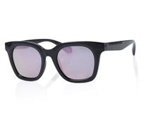 Superdry Women's Sunglasses SDS-5008 104 Gloss Black/Pink Mirror
