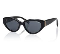 Superdry SDS 5013 Women's Sunglasses 104 Black Gold/Solid Smoke