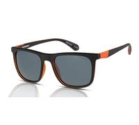 Superdry SDS-5016 Men's Sunglasses 127P Black-Orange/Smoke