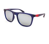 Superdry SDS 5016 Polarized Sunglasses Matte Blue with Silver Mirror Lenses 106P