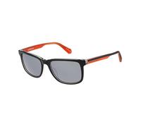 Superdry SDS-5029 Men's Sunglasses 104 Black-Orange/Silver Mirror