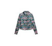 Superdry Sheer Lurex Printed Long Sleeve T-shirt