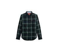 Cotton Lumberjack Shirt Frontier Check Navy M