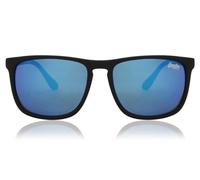 Superdry Shockwave 187 rubberised black/blue mirrored lenses