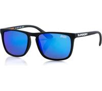 Superdry Shockwave 187 rubberised black/blue mirrored lenses