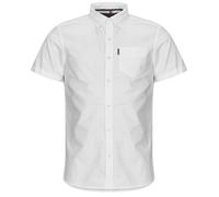 Superdry Short sleeved Shirt OXFORD ESSENTIAL in White EU XL