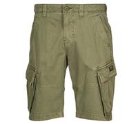 Cotton Cargo Shorts Khaki Green