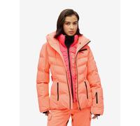 Superdry Ski Luxe Puffer Jacket coral pink Women - M
