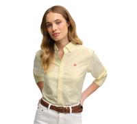 Superdry Slim Oxford Bd Long Sleeve Shirt Yellow XS Woman