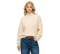 Women's roll neck jumper Superdry Beige S