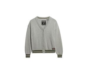 Superdry Slouchy Knitted Cardigan S Grey