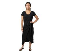 Superdry Slub Wrap Short Sleeve Dress Black 2XS Woman