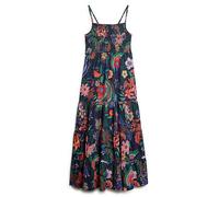 Superdry Smocked Cami Maxi Dress Vera Floral Navy