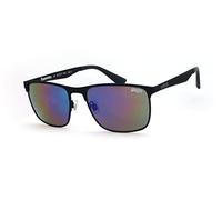 Superdry Sunglasses SDS Ace 004 Rubber Black Oil Slick Mirror