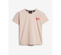 Superdry Sport Luxe Graphic Fitted Short Sleeve T-shirt Pink S Woman