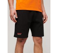 Superdry Sport Tech Logo Tapered Sweat Shorts Black L Men