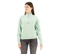 Superdry Sport Tech Relaxed Half Half Zip Sweatshirt Green XS Women